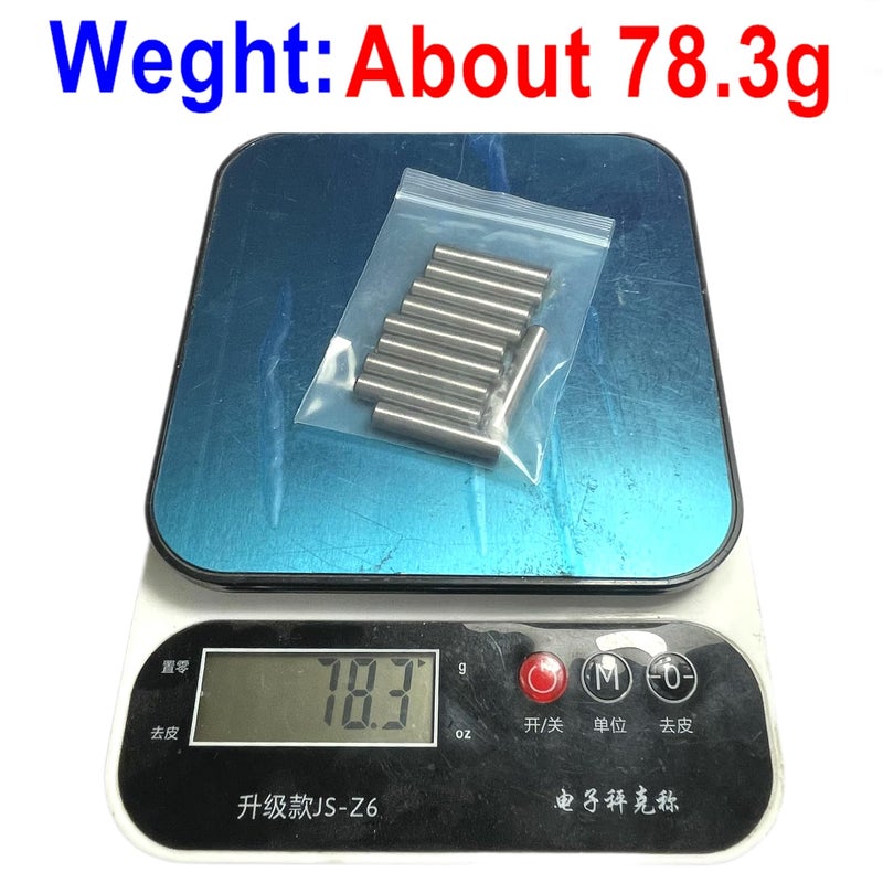 ZDingTech 10PCS 1/4 x 1-1/4 Dowel Pins,1/4 inch x 1-1/4 inch Metal Dowel pins Shelf Pegs,Support Shelves,Bearings Alloy Steel Wood Bunk Bed pegs (1/4 x 1-1/4 Inch) - Image 5